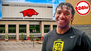 24 Hours With Karter Knox amp Arkansas Basketball [upl. by Osman525]