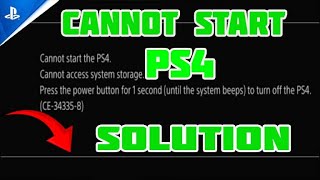 Cannot start the PS4  Cannot access system storage  Tamil [upl. by Twitt773]