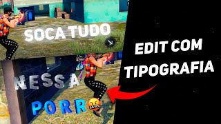 COMO FAZER EDIT COM TIPOGRAFIA NO KINEMASTER  EDIT COM LETRAS DE MUSICA [upl. by Vale]