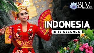 Indonesia in 15 Seconds  Blue Lotus Vacations UK  Bali  Java  Indonesia [upl. by Cartan]