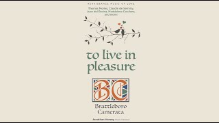 Brattleboro Music Center presents ​Brattleboro Camerata – To Live in Pleasure 42422 [upl. by Erda]