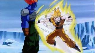 Dragon Ball Z Goku Gets Punched In The Balls Remasterd HD [upl. by Ojiram]