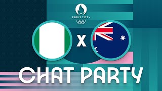 Nigeria v Australia  Womens Olympic Basketball Tournament Paris 2024  Chat Party ⚡🏀 [upl. by Aifoz143]