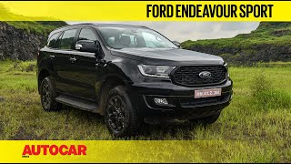 2020 Ford Endeavour Sport  quotAny colour as long as its blackquot  First Look  Autocar India [upl. by Kwasi]