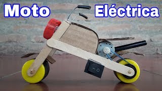 Cómo Hacer Una Moto Eléctrica Casera Muy Fácil [upl. by Mllly]