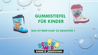 Gummistiefel für Kinder  Besonderheiten die man beim Kauf beachten sollte [upl. by Amaras]