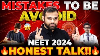 Honest Talk with NEET 2024 Aspirants  MISTAKES that should be AVOID in MID of PREPARATION By MR Sir [upl. by Suravaj]