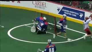 NLL Curtis Dickson scores behindtheback goal for Calgary Roughnecks [upl. by Isied42]