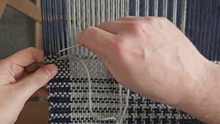 Hemstitch tutorial for weaving projects [upl. by Langham]