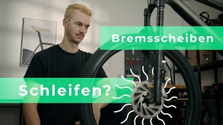 Scheibenbremse schleiffrei einstellen  RABE Bike TechHilfe [upl. by Virginia]