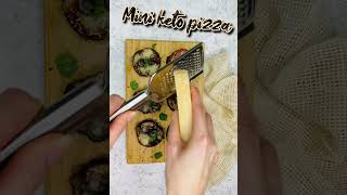 Keto mini pizza delicious keto pizza lowcarb glutenfree shorts [upl. by Hegyera]