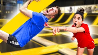 TIKKERTJE MAAR NIET IN DE HOOGTE In Trampoline Park 618 [upl. by Steen]