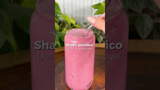 Shake proteico de frutas vermelhas para o verão ☀️ [upl. by Ysset]