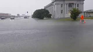 Hokitika 11th Jan 2018 flooding in town [upl. by Leunamme]