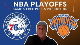 76ers at Knicks  Game 5 NBA Playoffs Tuesday 43024  Picks And Parlays nbaplayoffs [upl. by Eednam624]