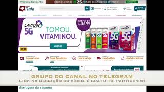 CUPOM DE DESCONTO DROGA RAIA  COMPRAS NA FARMÁCIA DROGARAIA COM DESCONTO [upl. by Purvis]