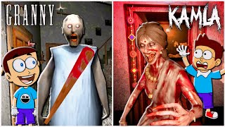 Kamla vs Granny  Who is scary  😲 Shiva and kanzo Gameplay [upl. by Ody]