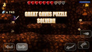 Swordigo Great Caves Puzzle Solved in 1min  Easy Tutorial [upl. by Corsiglia]