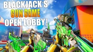 BLACKJACKS GUN GAME OPEN LOBBY New BO3 Game Mode Gameplay amp Funny Moments  MatMicMar [upl. by Greer863]