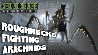 Roughnecks Fighting Arachnids Battles  Roughnecks Starship Troopers Chronicles  Throwback Toons [upl. by Ttirrej]