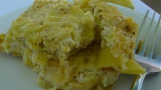 Old Fashioned YELLOW SQUASH CASSEROLE  Summertime YELLOW SQUASH Side Dish Recipe [upl. by Sorcha]