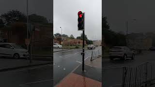 Sudbury Newton Road A131 PEEK TLED Traffic Lights Puffin Crossing [upl. by Nelluc259]