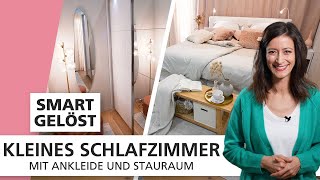 So wird ein kleines Schlafzimmer optisch vergrößert 🛏  SMART GELÖST  INTERIYEAH [upl. by Atiseret663]