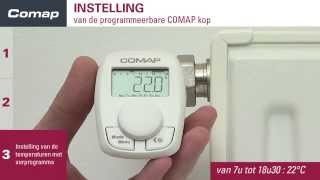 Programmeerbare thermostaatkop COMAP [upl. by Mascia]