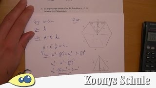 Fehlende Größen mit Pythagoras in einem Walmdach berechnen  46 Blatt 0040 [upl. by Lucilla]