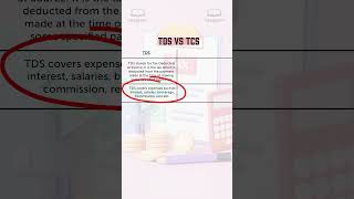 TDS vs TCS  different in TDS AND TCS  Simplest Explanation With Example  Income Tax I CARAJENDRA [upl. by Eahsan]