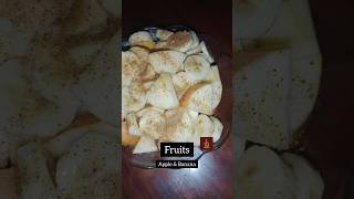 Apple amp Banana Ghar ka Khana foryou food fruits apple banana fruitlove fruity [upl. by Aniale]