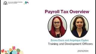 An Overview of Payroll Tax 2023  24 webinar [upl. by Karlis]