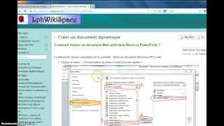 Insérer un Document Dynamique dans Word ou PowerPoint [upl. by Asilat]