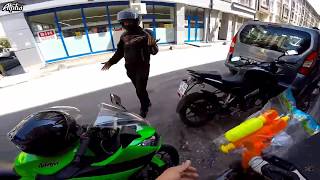 Türk Motovlog Kanallarının Komik Anları Derlemesi 4Kişne Encüü Al sana tabanca d Polisten Kaçın [upl. by Emelia192]