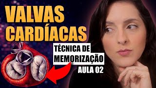 Anatomia das Valvas Cardíacas Técnica de Memorização Sistema Cardiovascular 24 [upl. by Uot]