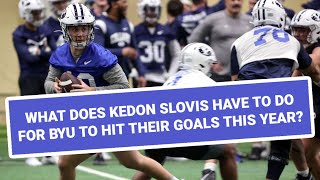 How good does Kedon Slovis need to be for BYU in 2023 [upl. by Lidda]