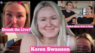 Keren Swansons WEIRD IG Live With Oscar Morales amp Addie [upl. by Jedediah]