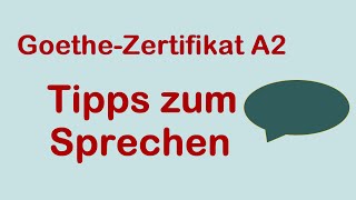 GoetheZertifikat A2 Tipps zum Sprechen 44  Desi Learn German  HindiUrdu [upl. by Lankton327]