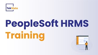 PeopleSoft HRMS Training  PeopleSoft HRMS Online Certification Course  PeopleSoft Demo  TekSlate [upl. by Eelime155]