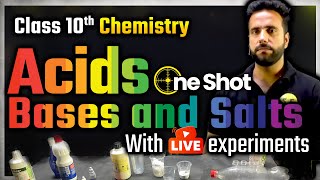 Acid Bases and Salts One Shot Science  Class 10 Chemistry NCERT  CBSE 202324  By Ashu Sir [upl. by Adnahsam]