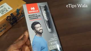 HAVELLS BT5301 Trimmer 100 min Runtime 20 Length Settings Grey  unboxing and review  Under RS 600 [upl. by Eidda]