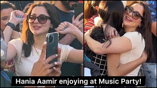 Hania Aamir partying at Lovestruck album launch by Uzair Jaswal in Karachi [upl. by Matlick]