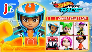 Choose Your Favorite Hot Wheels Racer 🏎️💨 Hot Wheels Lets Race  Netflix Jr [upl. by Htebi]