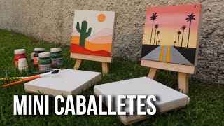 Bastidores y MINI Caballetes para PINTAR  DIY  IDEAL PARA MANUALIDADES [upl. by Ococ]