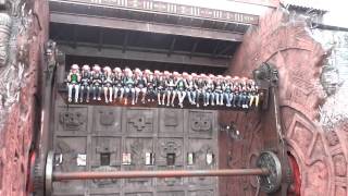 One of worlds best thrill ride  The Talocan in germanys theme park Phantasialand in HD [upl. by Alikam432]