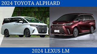 2024 Toyota Alphard Vs 2024 Lexus LM Most Luxurious Class Comparison [upl. by Ralf]