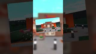 🍩 Dunkin Donuts build bloxburg  robloxbloxburgspeedbuilder [upl. by Yesak]