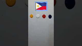 quotPhilippines Flag Color Mixing Red White Blue and Yellowquot [upl. by Catina838]