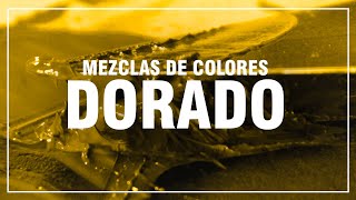 COMO HACER EL COLOR DORADO 🥇 Mezclas de Colores Paso a Paso [upl. by Powder]