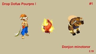 Drop Dofus Pourpre sur le Minotoror 219 3 [upl. by Notgnillew]